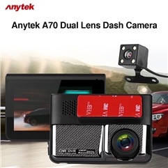 Видеорегистратор Anytek A70 Full HD 1080P + камера заднего вида