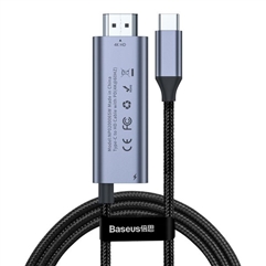 Адаптер Baseus C-Video Functional Notebook Cable 1.8m  - серебристый