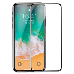 Baseus full-screen curved tempered glass screen protector For iPhone XS Max 6.5inch  - черный