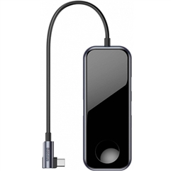USB-концентратор Baseus Mirror Series Multifunctional Wireless Charger USB-C  - черный