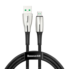 Кабель Baseus Waterdrop USB For Micro 4A 0.5m  - черный