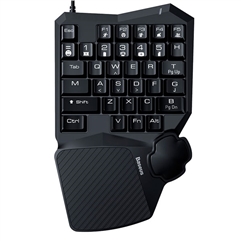 Игровая клавиатура Baseus GAMO One-Handed Gaming Keyboard  - черный