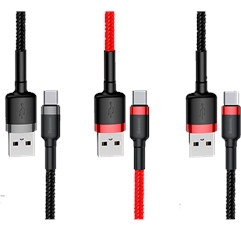 Кабель Baseus cafule Cable USB For Type-C 3A 0.5M