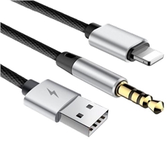 Кабель Baseus Lightning to USB-Mini-jack 3.5 L34 1.2M