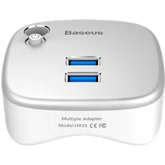 USB-хаб + картридер Baseus Notebook Expansion Dock  - белый