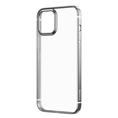Чехол для iPhone 12 Mini Baseus Shining Case  - серебристый