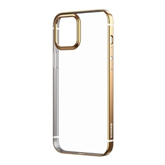 Чехол для iPhone 12 Mini Baseus Shining Case  - золотой