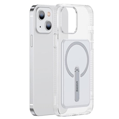 Чехол с подставкой для iPhone 13 (6.1 дюйма) Baseus Magnetic  - прозрачный