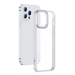 Чехол для iPhone 13 Pro Max (6.7 дюйма) Baseus Crystal Phone Case  - серый