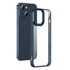 Чехол для iPhone 13 (6.1 дюйма) Baseus Crystal Phone Case  - синий