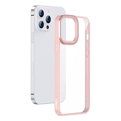 Чехол для iPhone 13 Pro (6.1 дюйма) Baseus Crystal Phone Case  - розовый