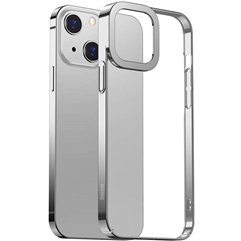 Чехол для iPhone 13 (6.1 дюйма) Baseus Glitter Phone Case  - серебристый