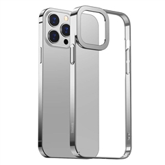 Чехол для iPhone 13 Pro Max (6.7 дюйма) Baseus Glitter Phone Case  - серебристый