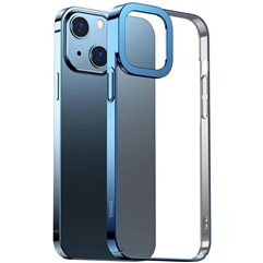 Чехол для iPhone 13 (6.1 дюйма) Baseus Glitter Phone Case  - синий