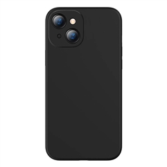 Чехол для iPhone 13 (6.1 дюйма) Baseus Liquid Silica Gel Protective Case  - черный
