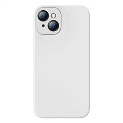 Чехол для iPhone 13 (6.1 дюйма) Baseus Liquid Silica Gel Protective Case  - белый