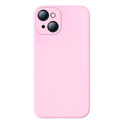Чехол для iPhone 13 (6.1 дюйма) Baseus Liquid Silica Gel Protective Case  - розовый