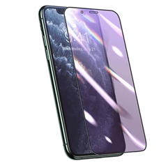 Защитное стекло для iPhone XR / 11 Baseus Full-screen Curved With Anti-blue Light