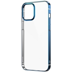 Чехол для iPhone 12 Mini (5.4 дюйма) Baseus Glitter Phone Case  - синий