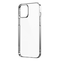 Чехол для iPhone 12 Mini (5.4 дюйма) Baseus Glitter Phone Case  - серебристый