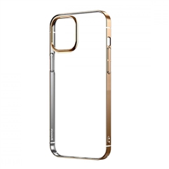 Чехол для iPhone 12 Mini (5.4 дюйма) Baseus Glitter Phone Case  - золотой