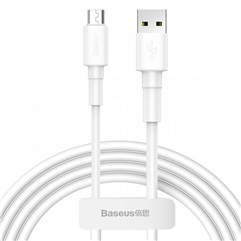Кабель Baseus USB micro USB 2.4A CAMSW-D02 (E02) белый