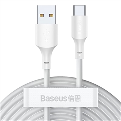 Кабель Baseus Simple Wisdom Kit USB to Type-C 5A TZCATZJ-02  - комплект из 2 шт (цена за комплект)